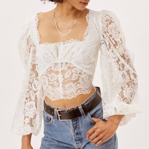 For Love and Lemons Jillian Crop Top